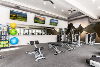 State-of-the-art fitness center